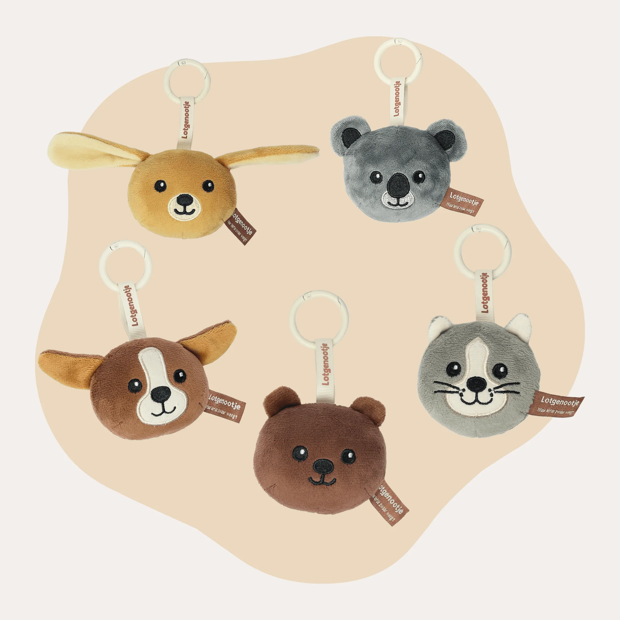 Reisgenootje Sleutelhanger Bundel - Je bespaart €45